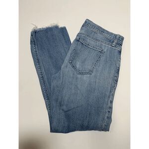Old Navy Womens Denim Jeans Boyfriend Distressed Light Wash Size 4